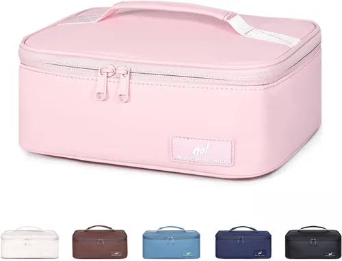 Vista 23 de NOL Natural Organic Lifestyle Bolsa de almuerzo pequeña Mini lonchera Bolsa de almuerzo aislada para hombres/mujeres A prueba de fugas Bolsa térmica