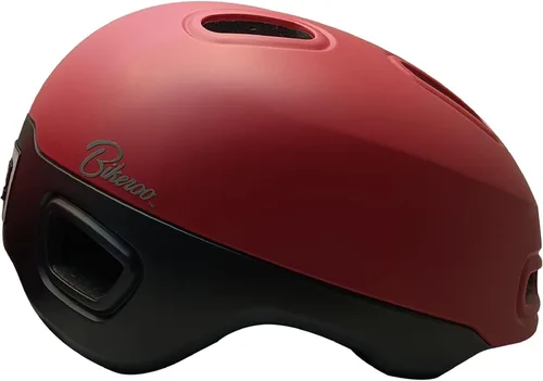 Vista 10 de Bikeroo Adult Multi Sport Bike Helmet with Rear Safety Light, Adjustable Head Protection All Purpose Cycling Safety Gear for Men & Women