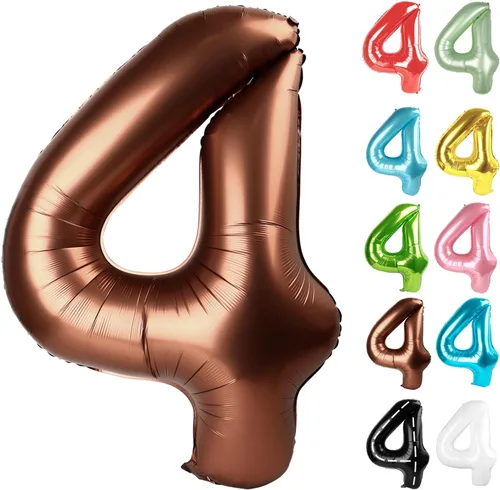 Vista 367 de Globo negro del número 0 de 40 pulgadas – globo número 0, decoraciones