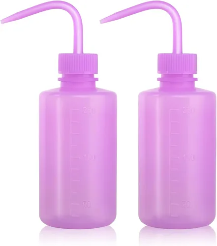 Vista 17 de Melphoe Exprimidor de botellas de lavado de tatuajes, 2 botellas de agua de 5.1 fl oz para riego de suculentas, herramientas de riego de enjuague