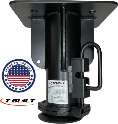 Vista 2 de T Built 12" quinta rueda para cuello de cisne adaptador Hitch