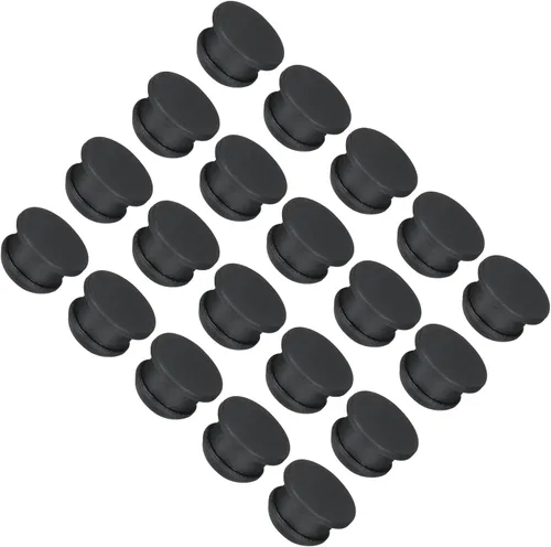Vista 10 de MECCANIXITY Tapones de silicona con bloqueo de clic para cubrir agujeros de panel, sello de panel de goma tipo empotrado redondo para antepechos