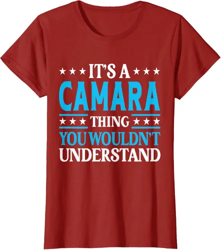Vista 23 de It's A Camara Thing Surname Funny Family Last Name Camara T-Shirt