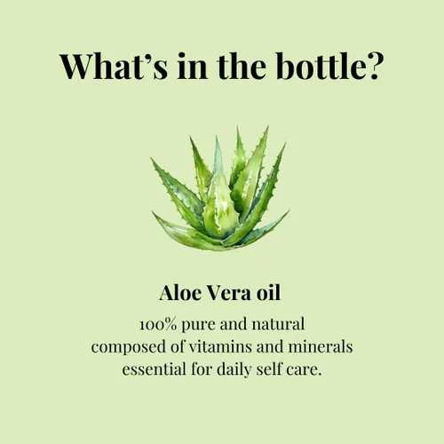 Vista 2 de Aceite portador de aloe vera - 100% puro y natural - GreenHealth