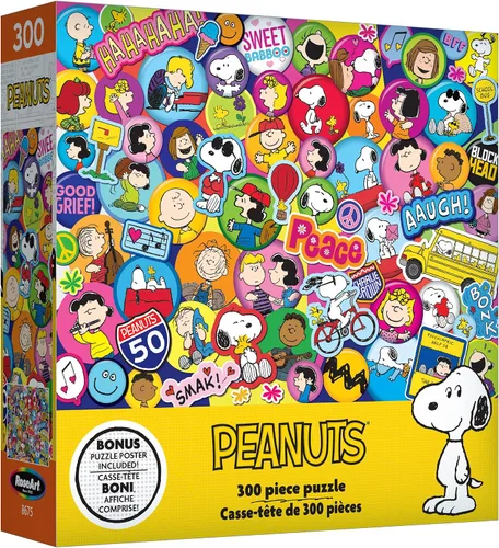 Vista 7 de RoseArt - Peanuts - Baseball - Rompecabezas de 300 piezas para adultos