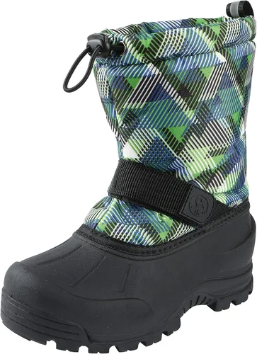 Vista 31 de Northside Frosty Botas de nieve de invierno aisladas con parte superior de nailon resistente al agua, forro de secado rápido, plantilla de EVA Baya