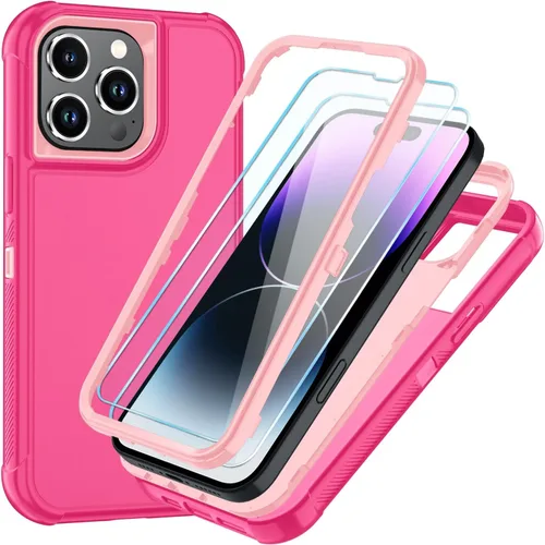 Vista 40 de SunStory Funda compatible con iPhone 11 con protector de pantalla HD, 3 capas de alta resistencia de cuerpo completo, funda protectora híbrida 3