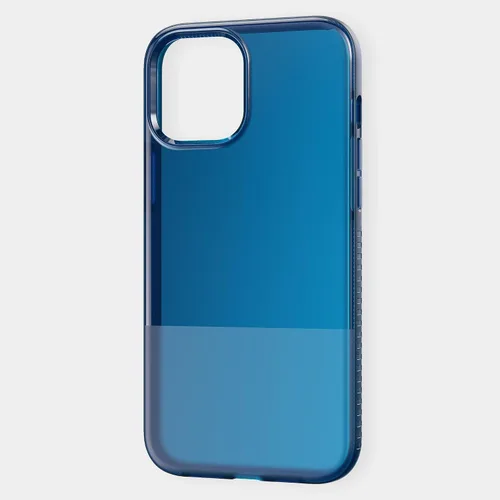 Vista 2 de BodyGuardz Funda Stack de protección contra impactos de 10 pies compatible con iPhone 12 Pro Max (dos tonos azul marino)