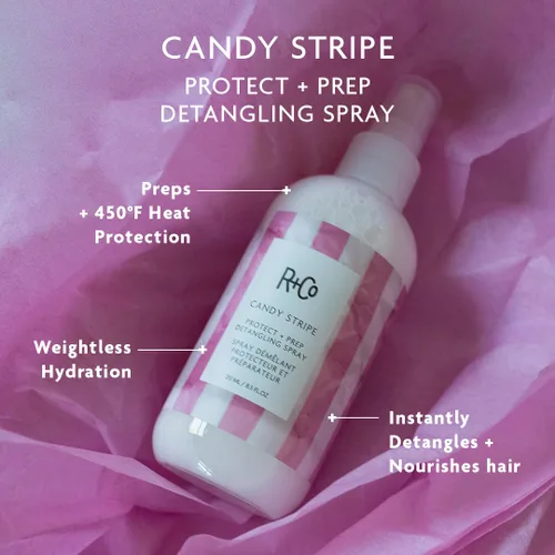 Vista 7 de R+Co CANDY STRIPE Protect + Prep Detangling Spray