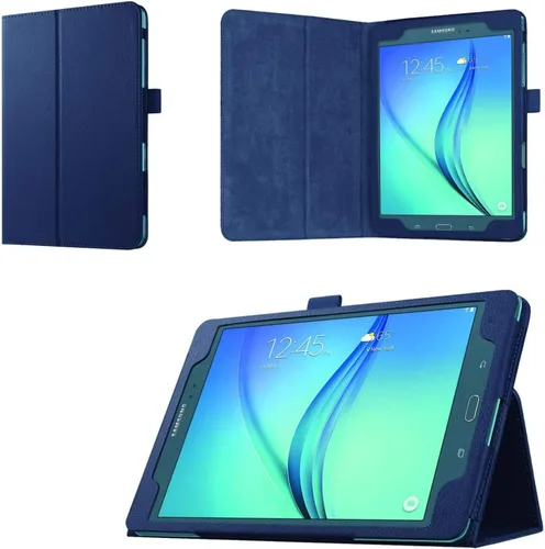 Vista 8 de Asng Funda para Samsung Galaxy Tab A 8.0 2015 - Funda plegable delgada con función de encendido/apagado automático y lápiz capacitivo para Galaxy