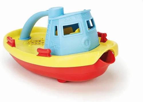 Vista 5 de Green Toys, Remolcador, azul