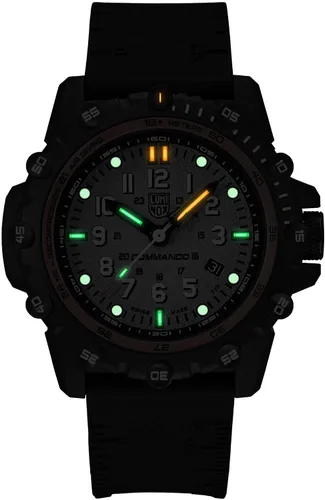 Vista 6 de Luminox XS.3301 Commando Reloj Hombre Negro 1.811 in CARBONOX, Gris, Buzo