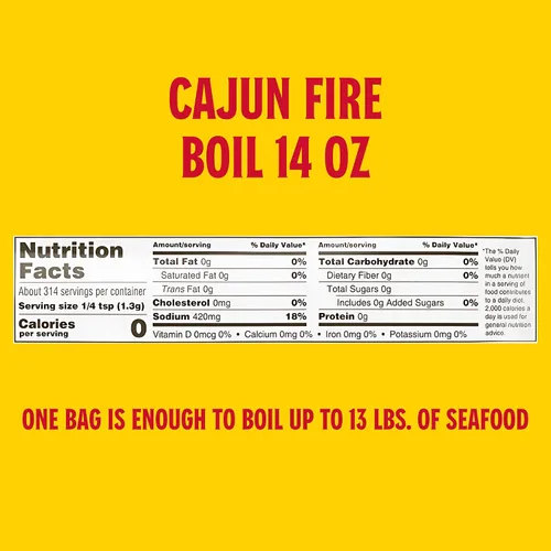 Vista 3 de Louisiana Fish Fry, Cajun Fire Boil, 14 oz (paquete de 1)