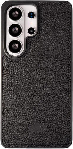 Vista 22 de BLACKBROOK Funda de piel de alta calidad a presión compatible con Samsung Galaxy S24, elegante funda de cuero de grano completo con la máxima