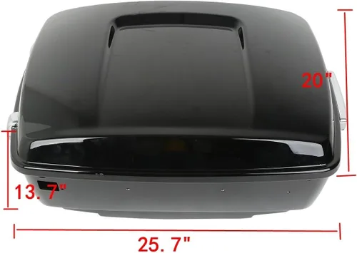 Vista 5 de TCMT King Tour Pack Portaequipajes de moto, diseñado para modelos Harley Davidson Touring 2014-2020