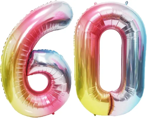 Vista 209 de Globos gigantes de números negros de 40 pulgadas, globos de aluminio de Mylar con helio para cumpleaños, globo número 0 para decoración de fiestas