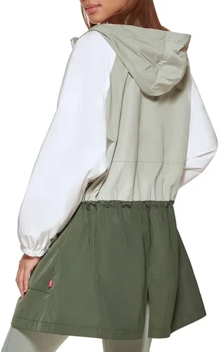 Vista 4 de Levi's Chaqueta impermeable de gran tamaño para mujer