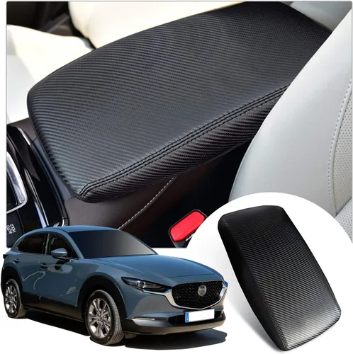 Vista 28 de YEE PIN Funda para reposabrazos central de automóvil, funda para tapa de consola Rogue X-Trail 2014-2019, caja de reposabrazos de consola central