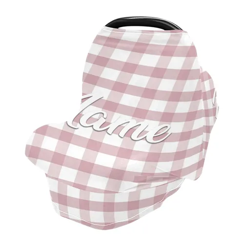 Vista 15 de Funda personalizada para asiento de automóvil de bebé para bebés, toldo de asiento de automóvil para niños, fundas de cochecito de lactancia