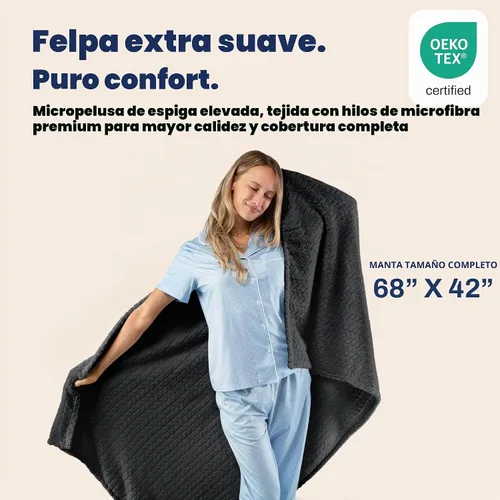 Vista 4 de EverSnug Manta y Almohada de Viaje 68x42 pulgadas - Microforro Ultra-Suave Premium 2 en 1 Compacta y Empacable Manta de Vuelo con Funda de Bolsa