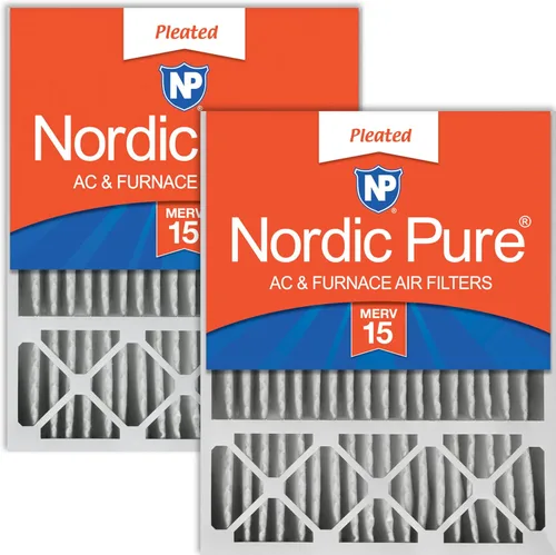 Vista 26 de Nordic Pure 16x25x5 (15_3/4 x 24_3/4 x 4_3/8) Honeywell/Lennox Filtro de aire de reemplazo MERV 8 1 unidad