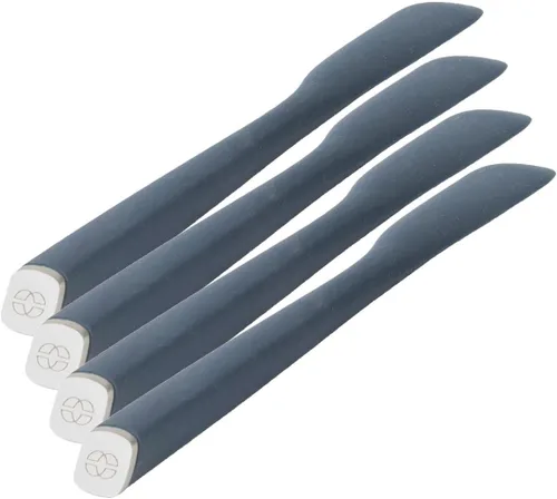 Vista 17 de Calphalon Raspador de tarros de borde, espátula de silicona de 9 pulgadas, raspador de limpieza flexible para tarros, botellas y recipientes