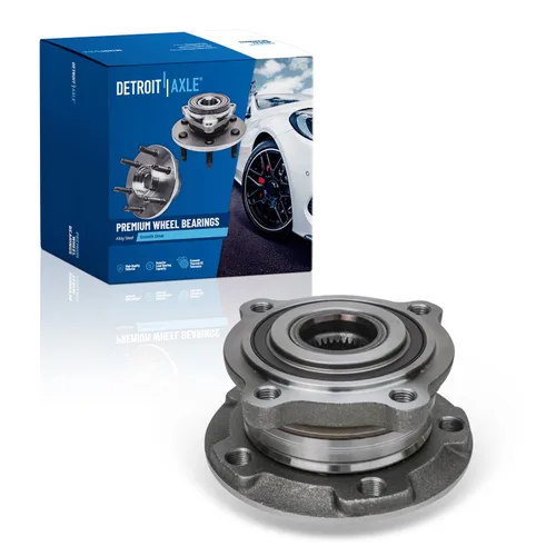 Vista 196 de Detroit Axle - Cojinete de rueda delantera para Honda Civic Chevy Aveo5 Spark Pontiac Lemans Pontiac G3 Wave Optima Suzuki Swift+ VW Jetta Rabbit