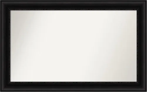 Vista 59 de Amanti Art Espejo personalizado, espejo de baño negro puente, espejo de pared o espejo de tocador de baño sobre el fregadero (26 x 26 pulgadas)