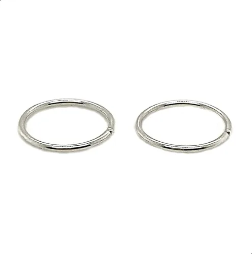 Vista 39 de Aretes de aro dorados y plateados para cartílago, nariz, tabique, oreja, hélix, tragus, joyería para mujer, hipoalergénicos, pequeños aros