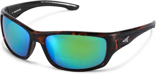 Vista 13 de KastKing Ellijay Gafas de Sol Bifocales Polarizadas, Ampliación Bi-Focal x1.5 x2.0 x2.5, Gafas de Sol Deportivas Wrap para Lectura