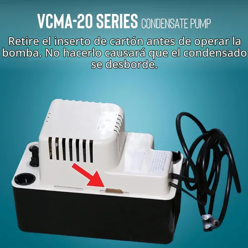Vista 11 de Little Giant VCMA-20ULST, 230 voltios, 80 GPH, bomba de eliminación