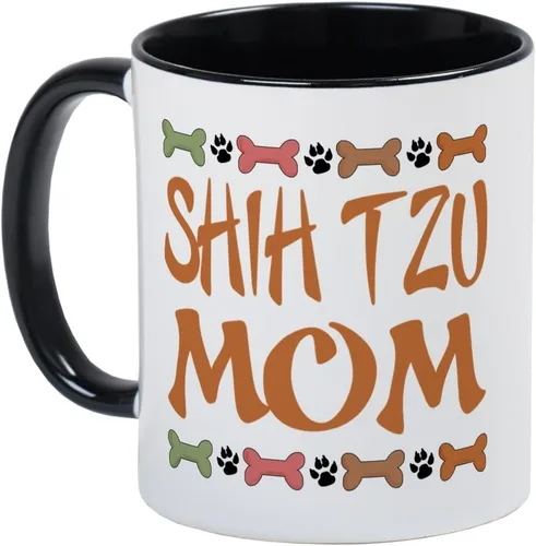 Vista 54 de CafePress Angel Shih Tzu In Clouds Taza de café de cerámica de 11 oz (11.0 fl oz)