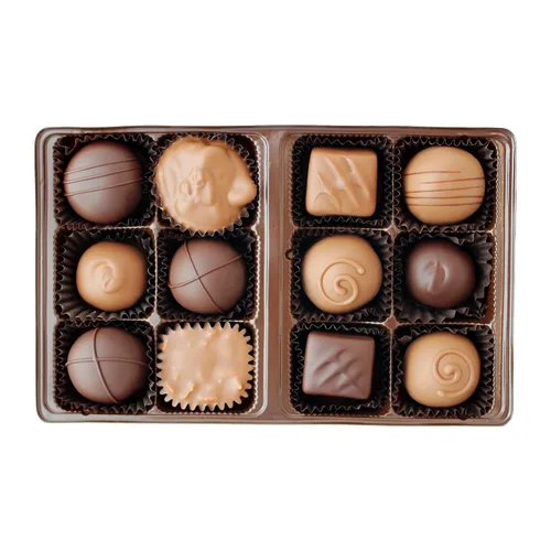 Vista 3 de Vermont Nut Free Chocolates Chocolates en caja (gran surtido) 12 piezas