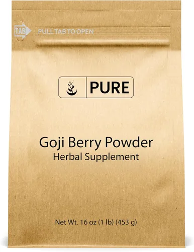 Vista 8 de Pure Original Ingredients Polvo de bayas de Goji (8 onzas) Wolfberry, suplemento herbario tradicional, sin OMG