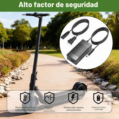 Vista 5 de Cargador de 42V 2A para Volpam 36V Batería Compatible con VOLPAM SP06 / SP03 / SP06 GS / SPT7 Cable adaptador de corriente