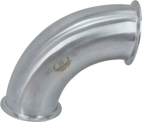 Vista 7 de HFS (R) 3 "Tri Clamp Codo de 90 grados Acero inoxidable 304 Instalación de tubería sanitaria (3 "Tri Abrazadera)