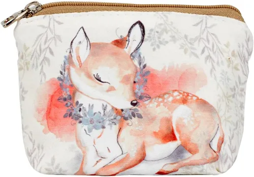 Vista 26 de Monedero de moda para mujer y niña, cartera con bolsillo para llaves, bolsa de cambio, lindo portamonedas Baby Pandas