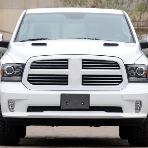 Vista 4 de Voodonala para Dodge RAM 1500 2013-2018 y 2019-2024 Classic Soporte de Placa de Matrícula Delantera Kits de Montaje de Matrícula Delantera