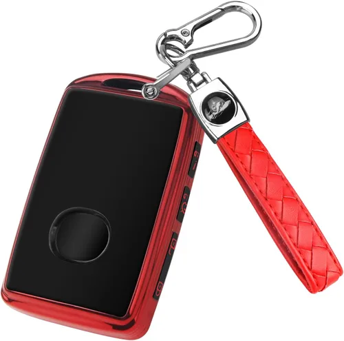 Vista 7 de QBUC para Mazda Key Fob Cover Case (negro) Compatible con Mazda 3 2019-2023, Mazda 6, Mazda 3 Hatchback, Mazda CX5, CX9, CX30 2020-2023
