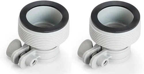 Vista 3 de Adaptadores de manguera tipo B de 1.25 a 1.5 pulgadas para sistema de bomba y agua salada, conjunto de 2, de INTEX