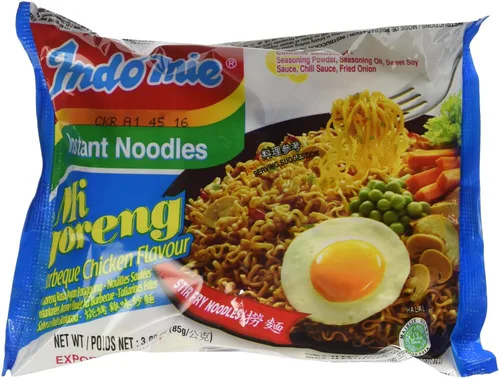 Vista 5 de Indomie Fideos de sopa instantánea/sabor pollo al curry/Total 10 paquetes x 2.61 oz