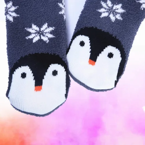 Vista 3 de Jeasona Calcetines mullidos para mujer con pinzas, acogedores, cálidos, lindos regalos de animales