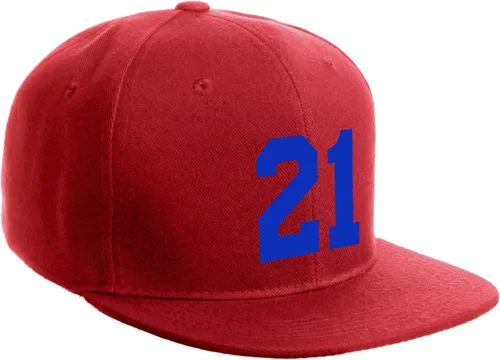 Vista 67 de Número de equipo modificado para requisitos particulares del jugador del color del sombrero del Snapback de la visera plana clásica de la visera