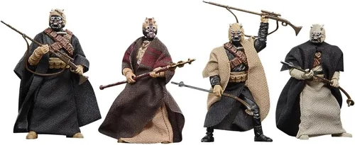 Vista 3 de STAR WARS Tusken Raiders - Figura de acción de 3.75 pulgadas, paquete de 4