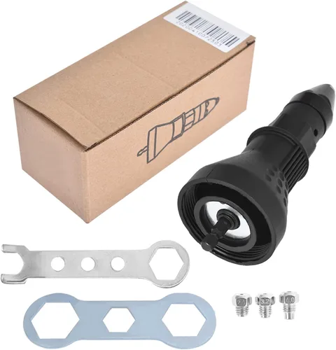 Vista 2 de marddpair Adaptador de taladro eléctrico de pistola de tuerca de remache para herramienta de remachado inalámbrico, adaptador de tuerca