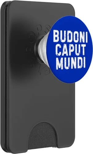 Vista 7 de Budoni Caput Mundi Città Simpatica Uomo Donna Bambino PopSockets Adhesivo PopGrip