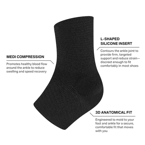 Vista 3 de CEP Max Support - Tobillera de compresión, color negro, unisex, talla XS