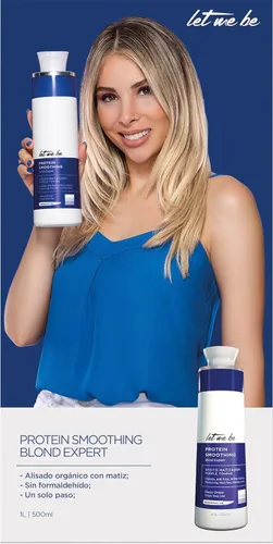 Vista 2 de Let Me Be Blond Expert Proteína Suavizante 500ml (16.9 fl oz)