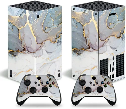 Vista 50 de Xbox Series S Stickers Full Body Vinyl Skin Decal Protective Cover for Microsoft Xbox Series S Console and Controllers (Series S A)