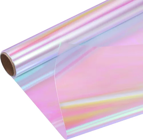 Vista 19 de PerkHomy - Rollo de celofán transparente de 16 pulgadas, 3 mil de grosor de celofán para cesta de regalo, golosinas, envoltura de regalos, ramo